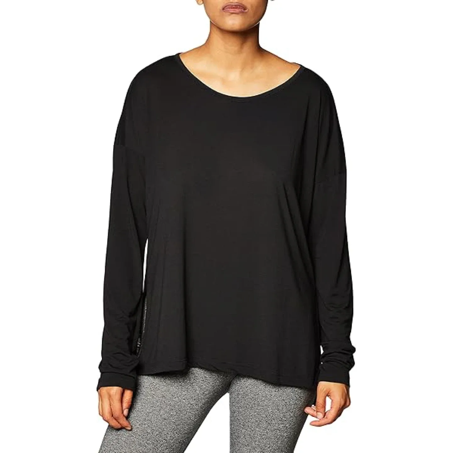 A New Day Black Long Sleeve Tee sz XXL thumbnail