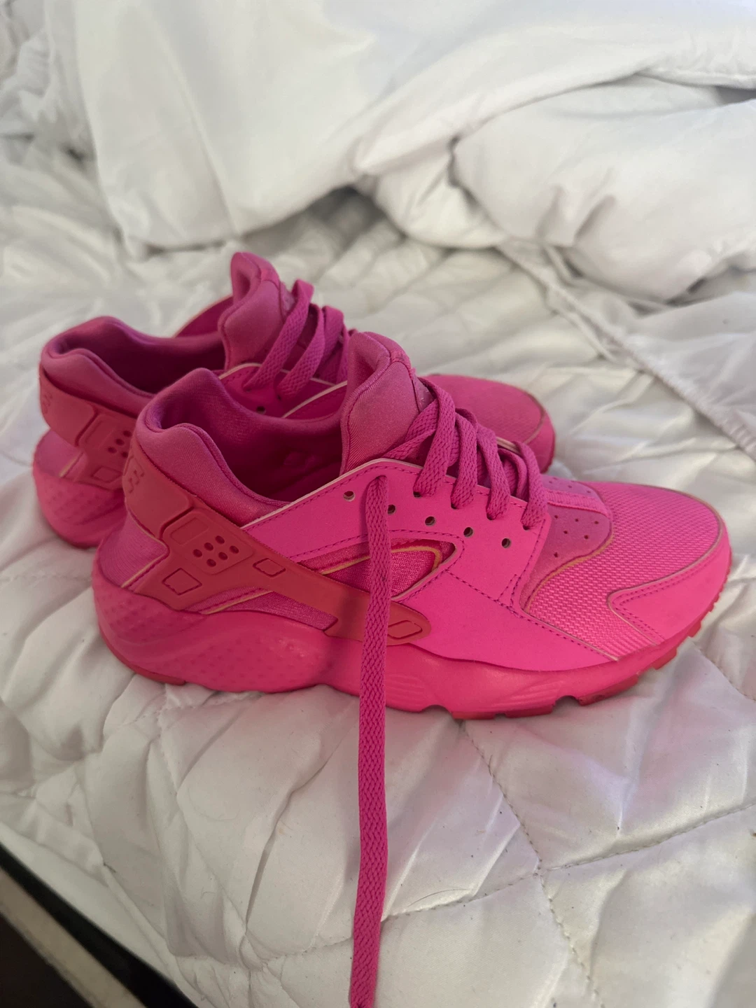 Pink Nike Huarache Sneakers
