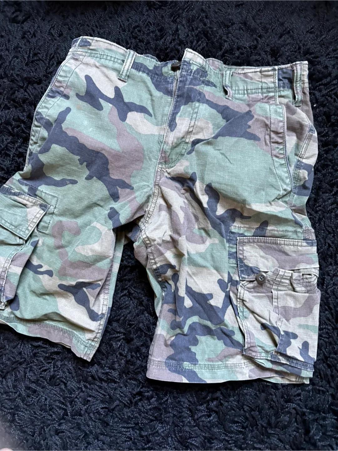 Camo Cargo Shorts