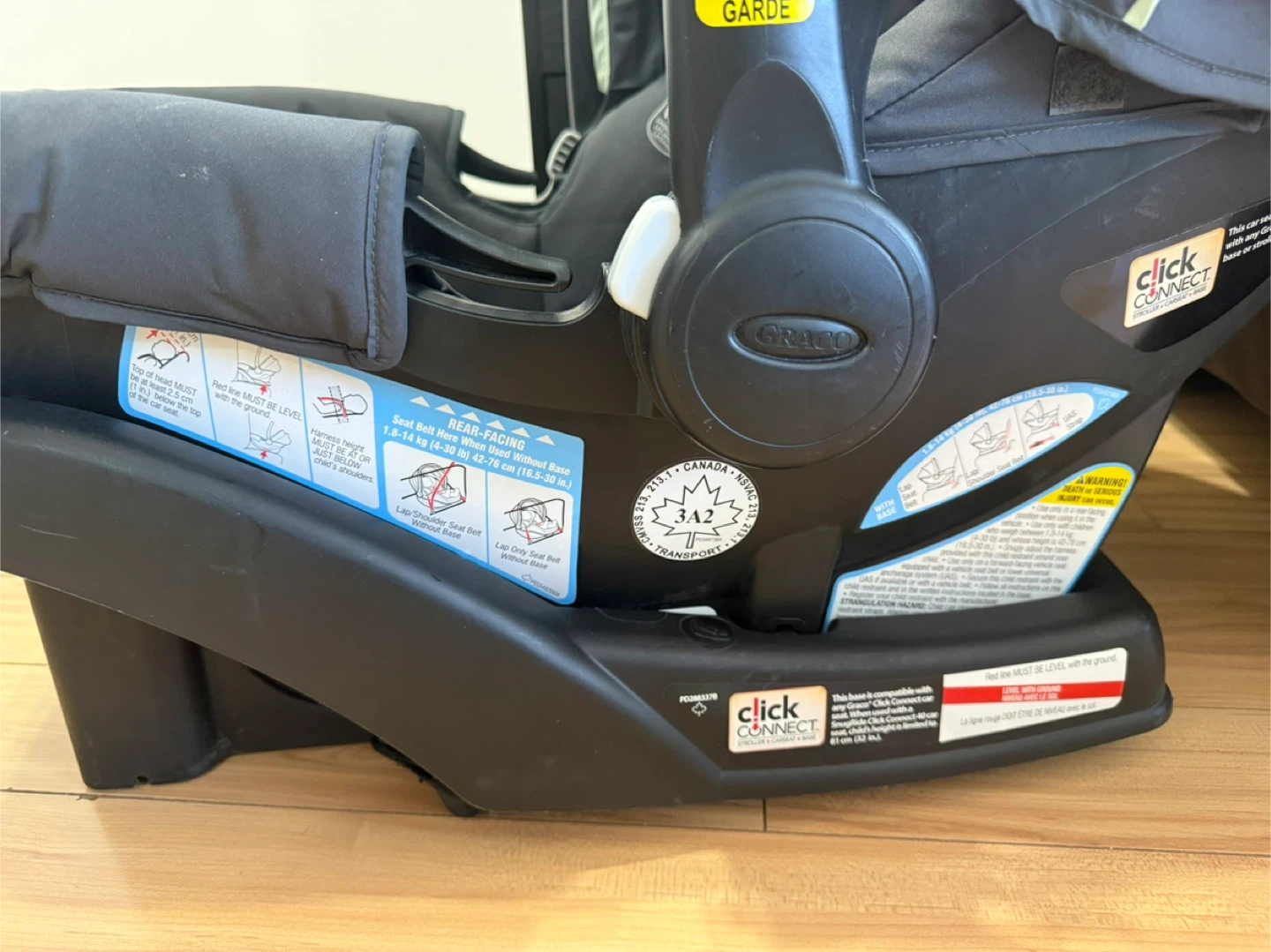 Graco SnugRide 30 Click Connect Infant Car Seat - photo 2
