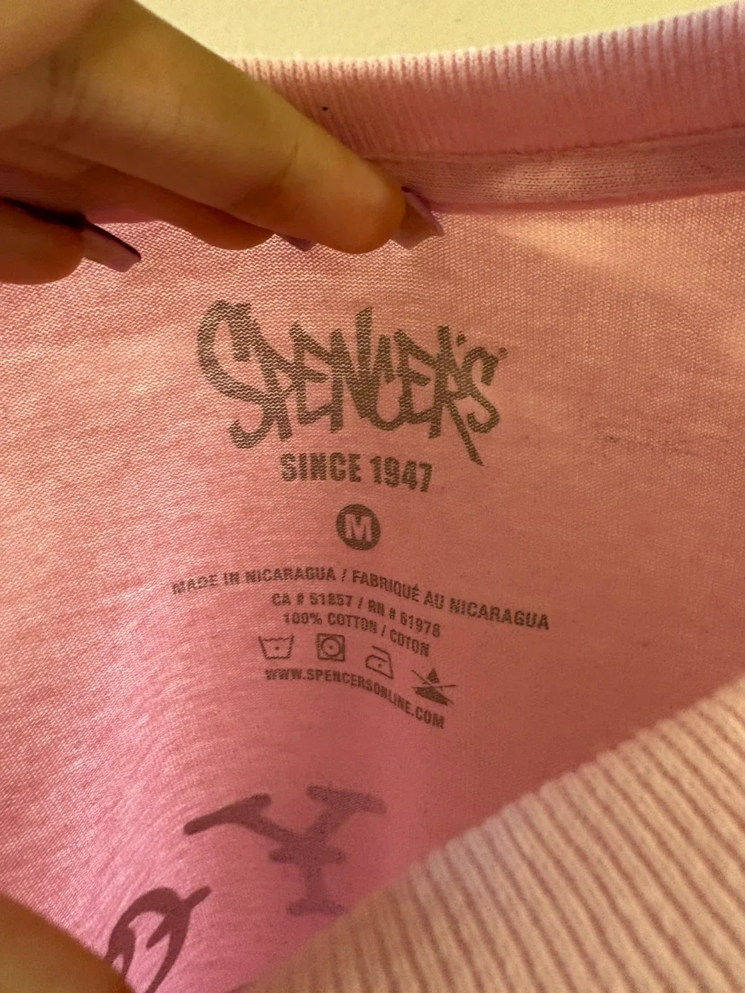 Spencer's Pink Long Sleeve - Medium image indicator(4)