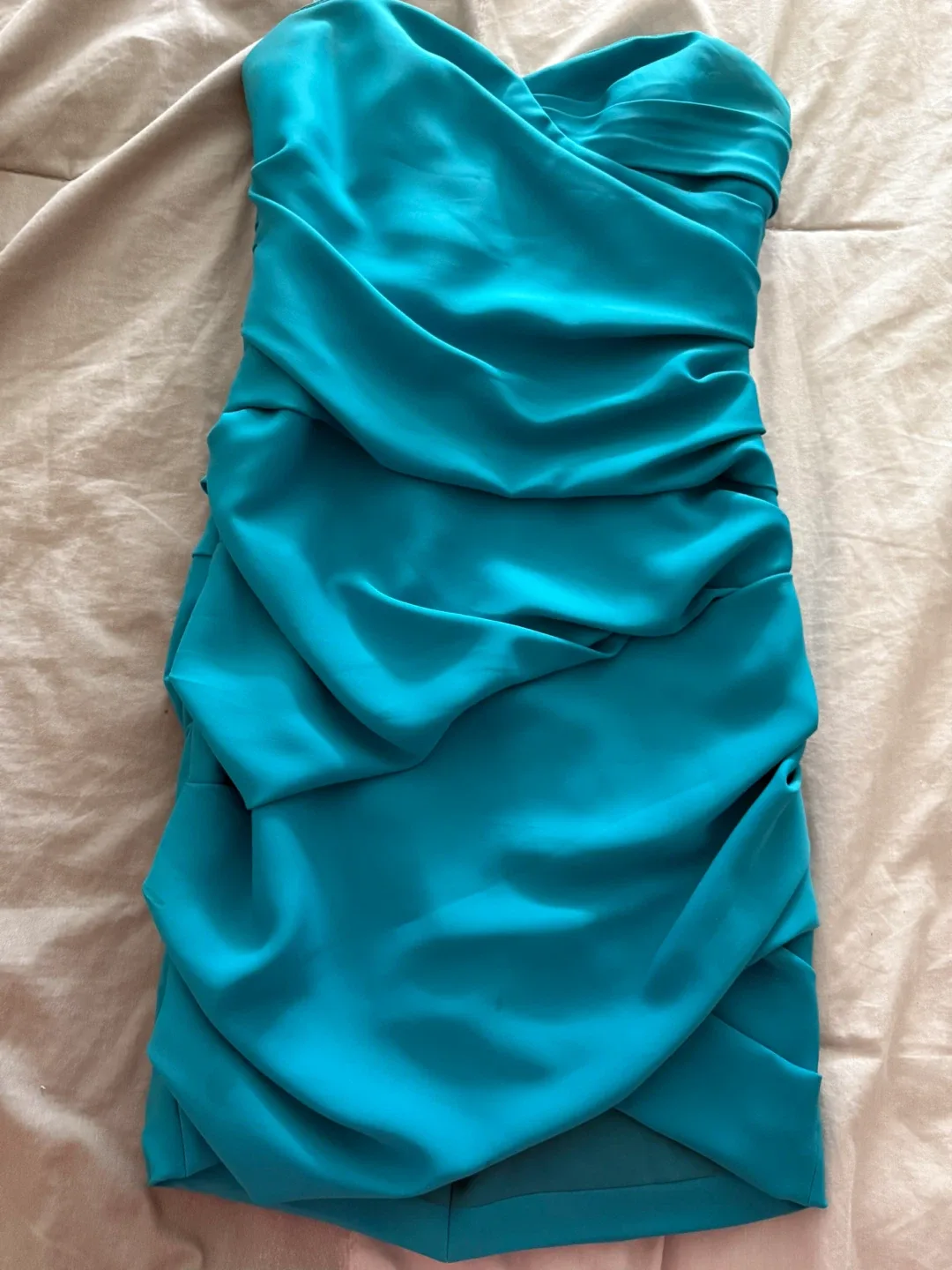 BCBGMAXAZRIA Turquoise Dress - Size 6 image indicator(4)