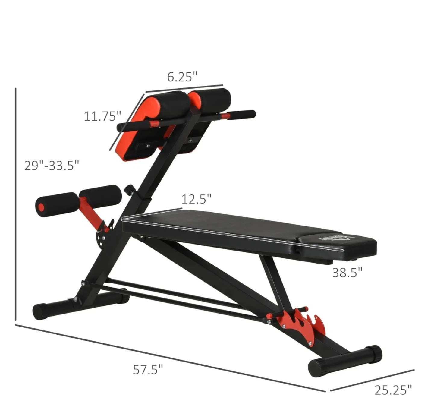 Adjustable Abdominal Hyper Back Extension Bench - photo 4