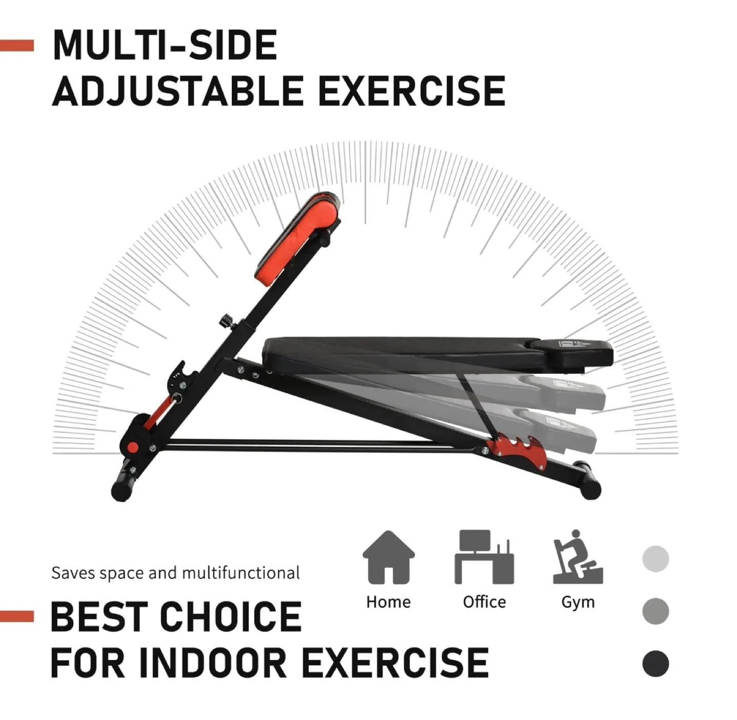Adjustable Abdominal Hyper Back Extension Bench - photo 5