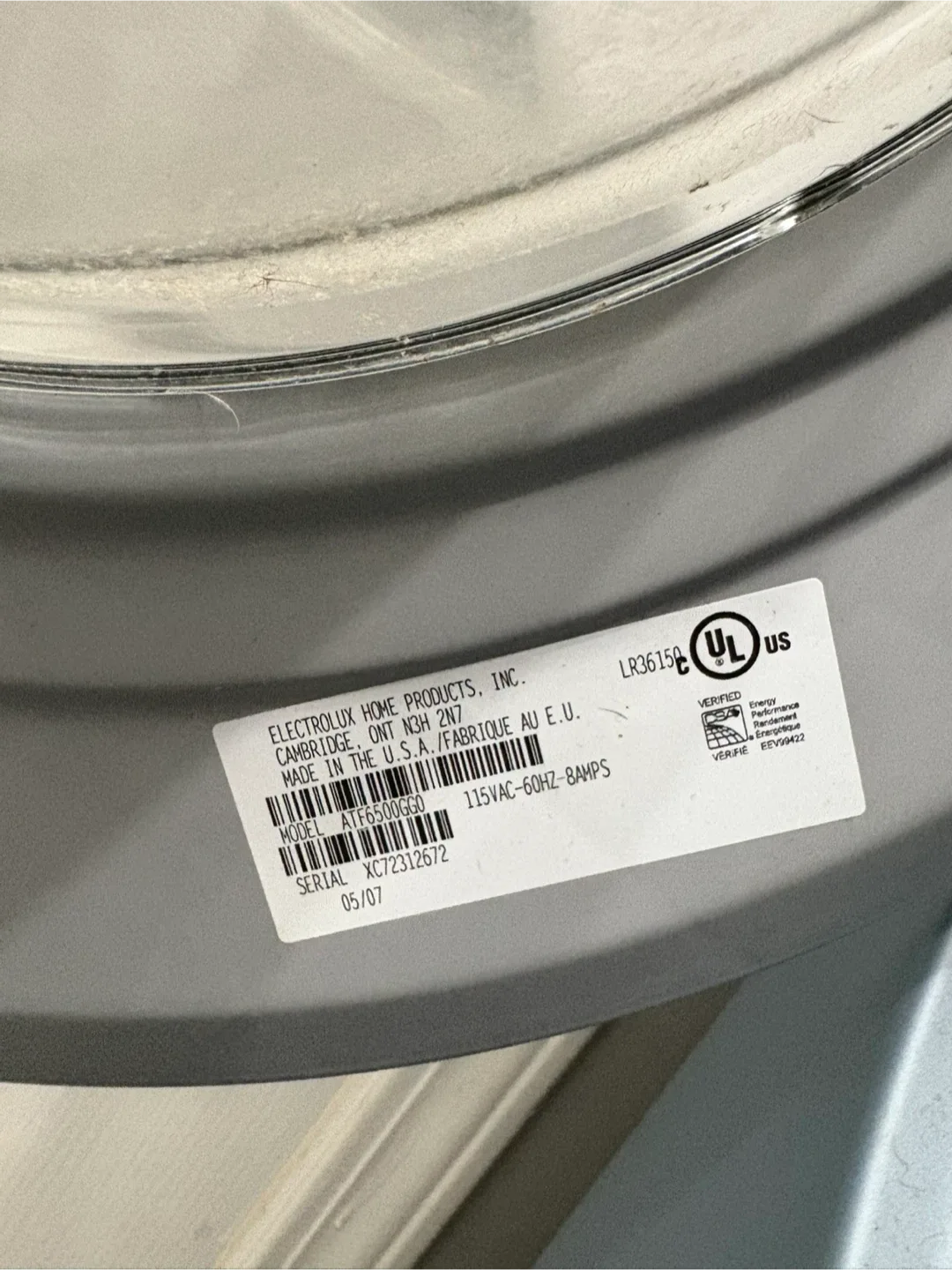 Frigidaire Affinity Front Load Washer image indicator(5)