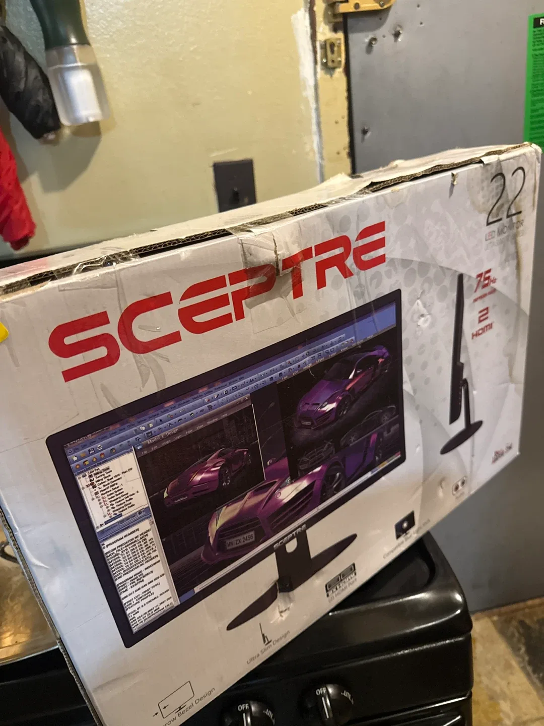 Sceptre 22" LED Monitor E225W-19203R image indicator(4)