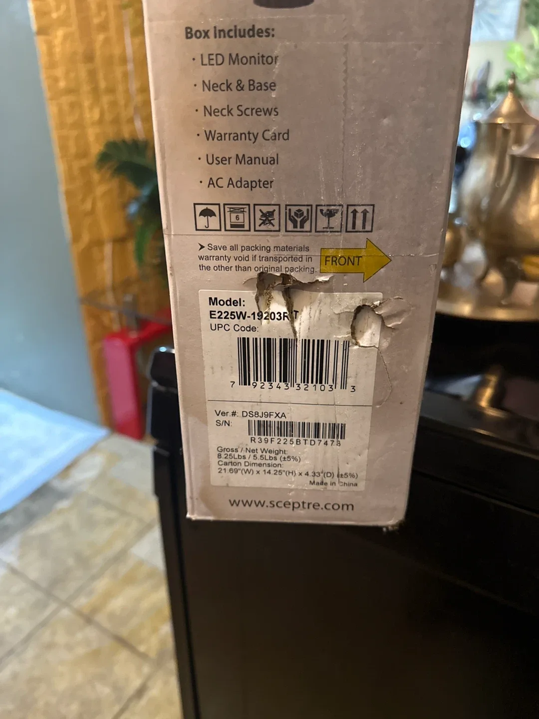 Sceptre 22" LED Monitor E225W-19203R image indicator(2)