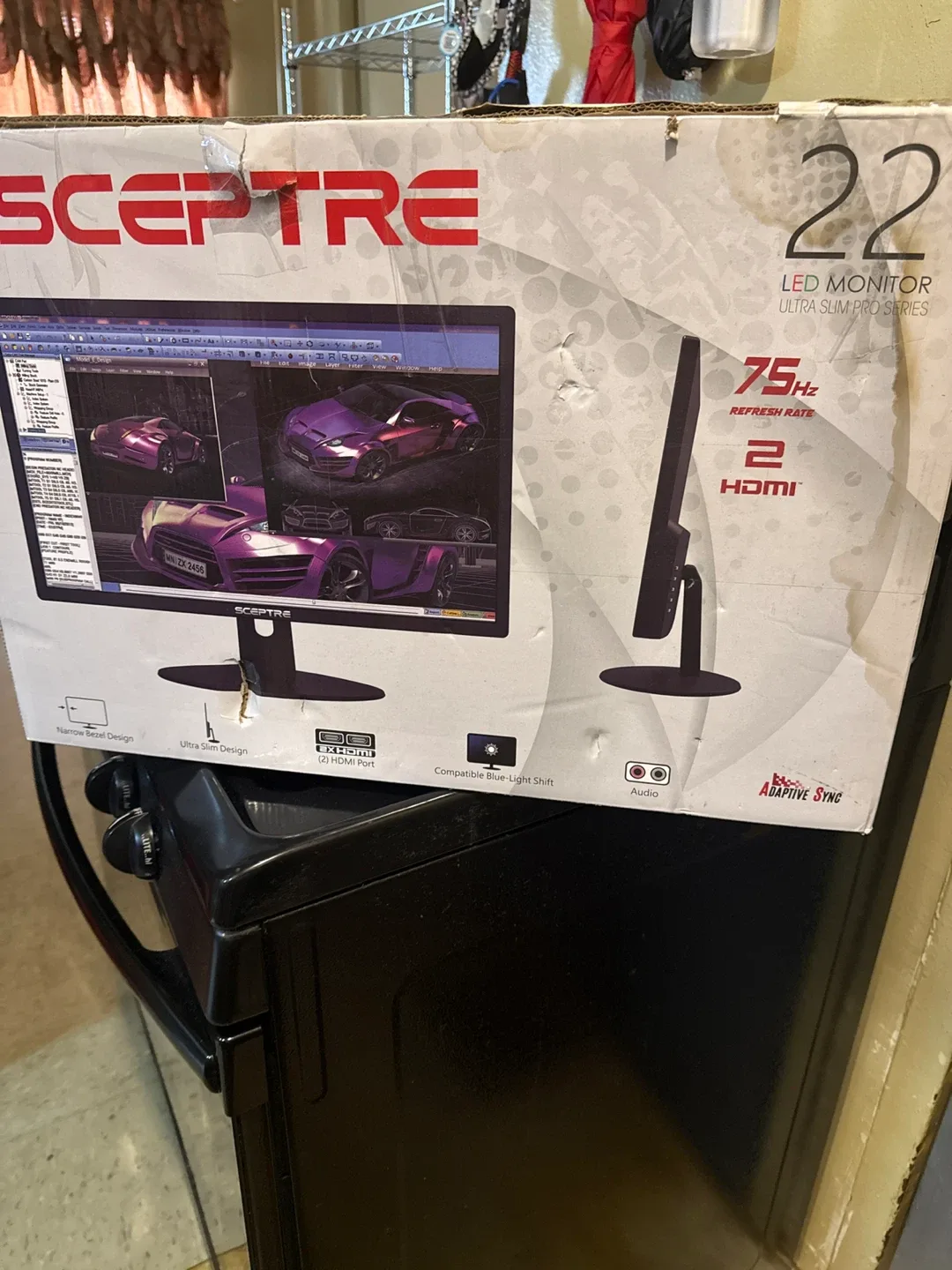 Sceptre 22" LED Monitor E225W-19203R image indicator(3)