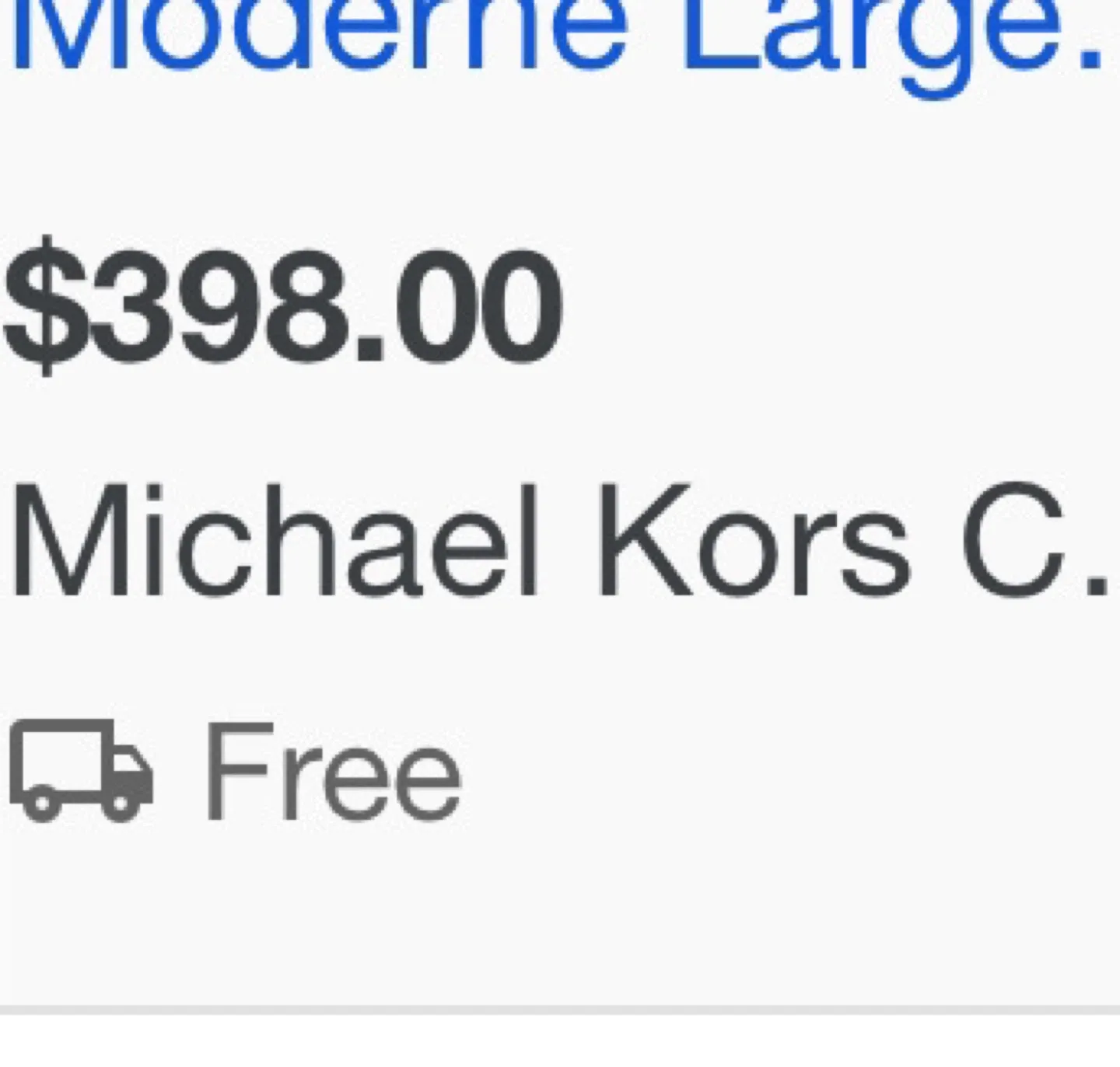Michael Kors Black Leather Satchel thumbnail