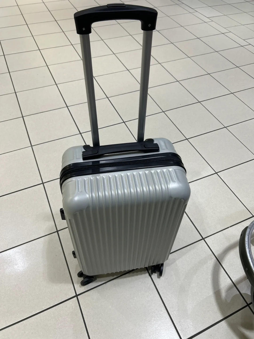20" Silver Carry-On Luggage thumbnail