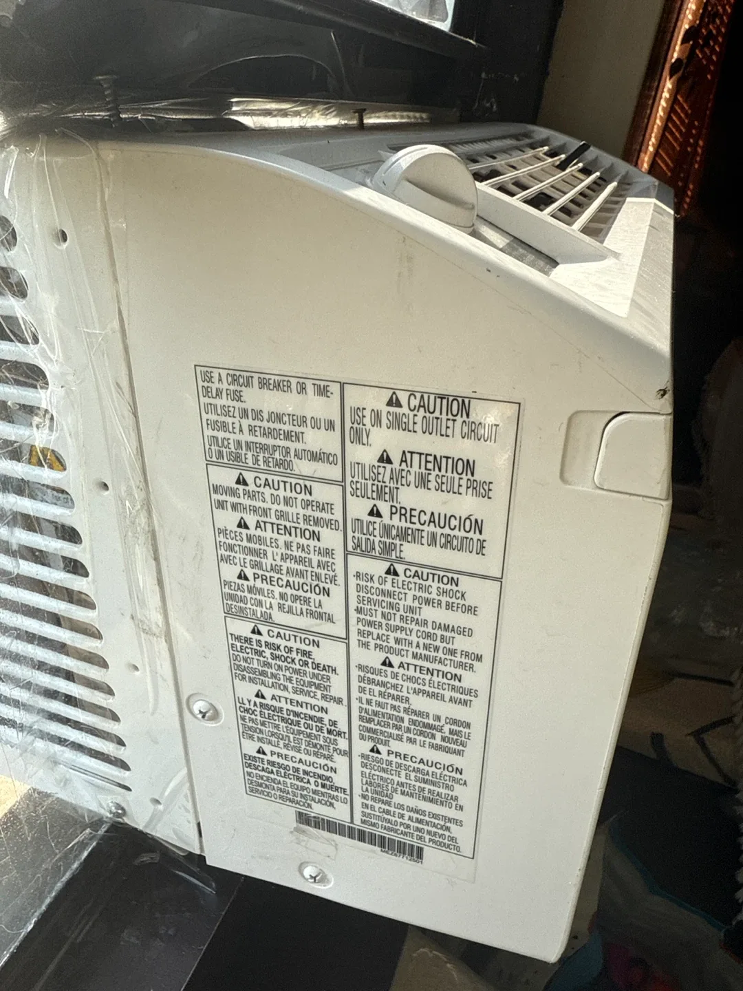 LG Window Air Conditioner image indicator(2)