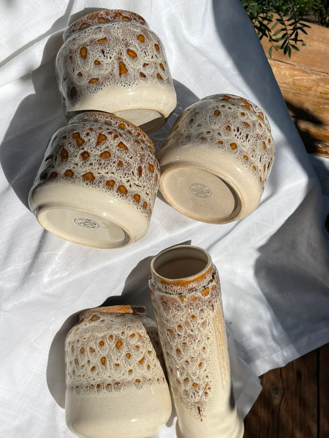 Roberts Oven Microwave Proof Pottery Canister Set image indicator(3)