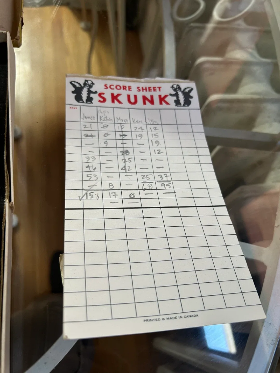 $2  Vintage MCM 1950's SKUNK DICE GAME Canada AS IS image indicator(3)