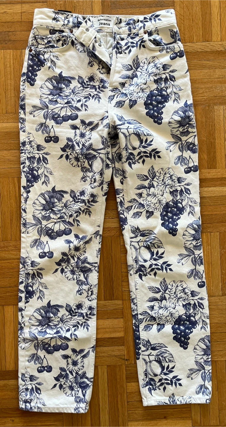 Reformation High Rise Straight Jeans