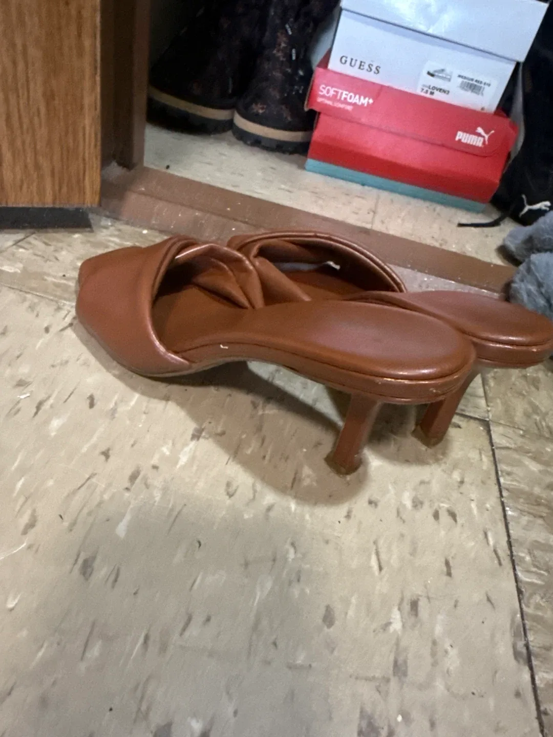 Express Brown Heels image indicator(2)