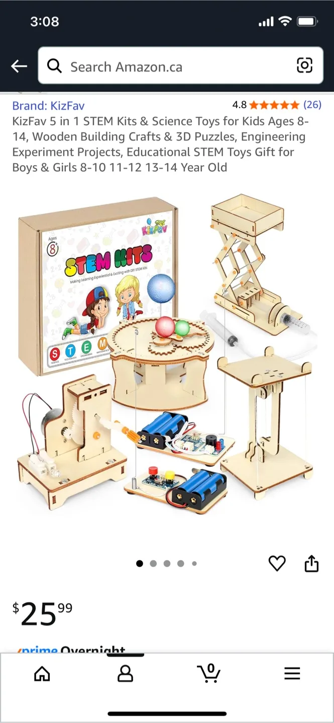 KizFav 5 in 1 STEM Kits & Science Toys