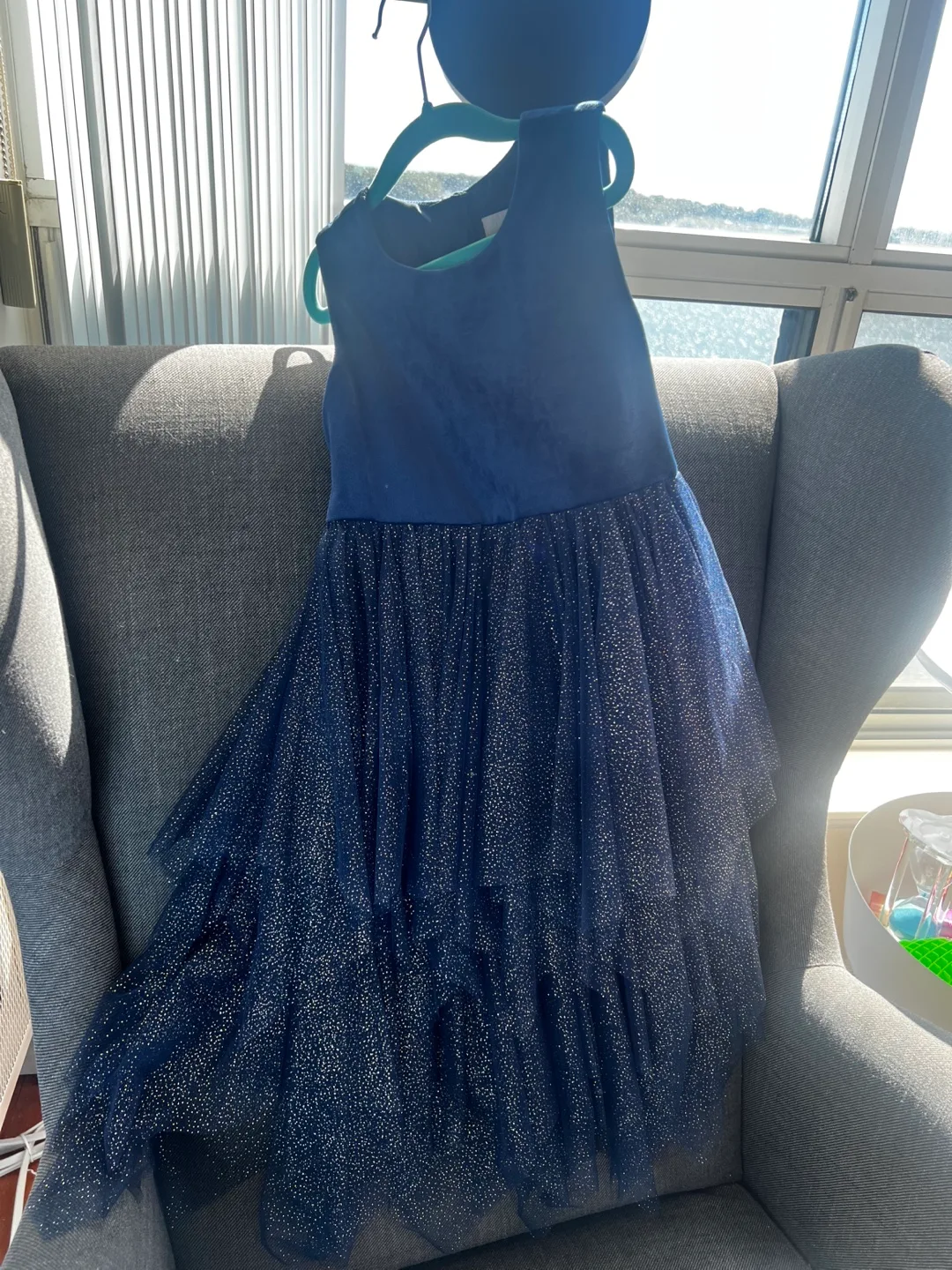 Camile Dress, Size 6, Navy Blue thumbnail