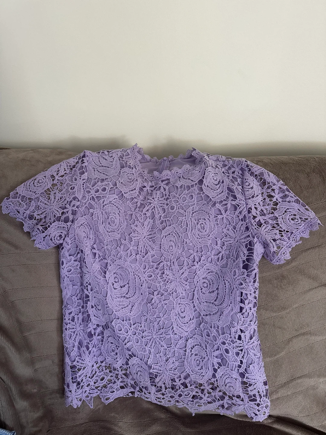Purple Lace Top