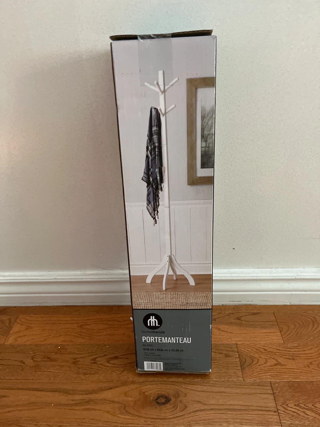 hometrends Portemanteau Blanc Coat Rack - New in Box!