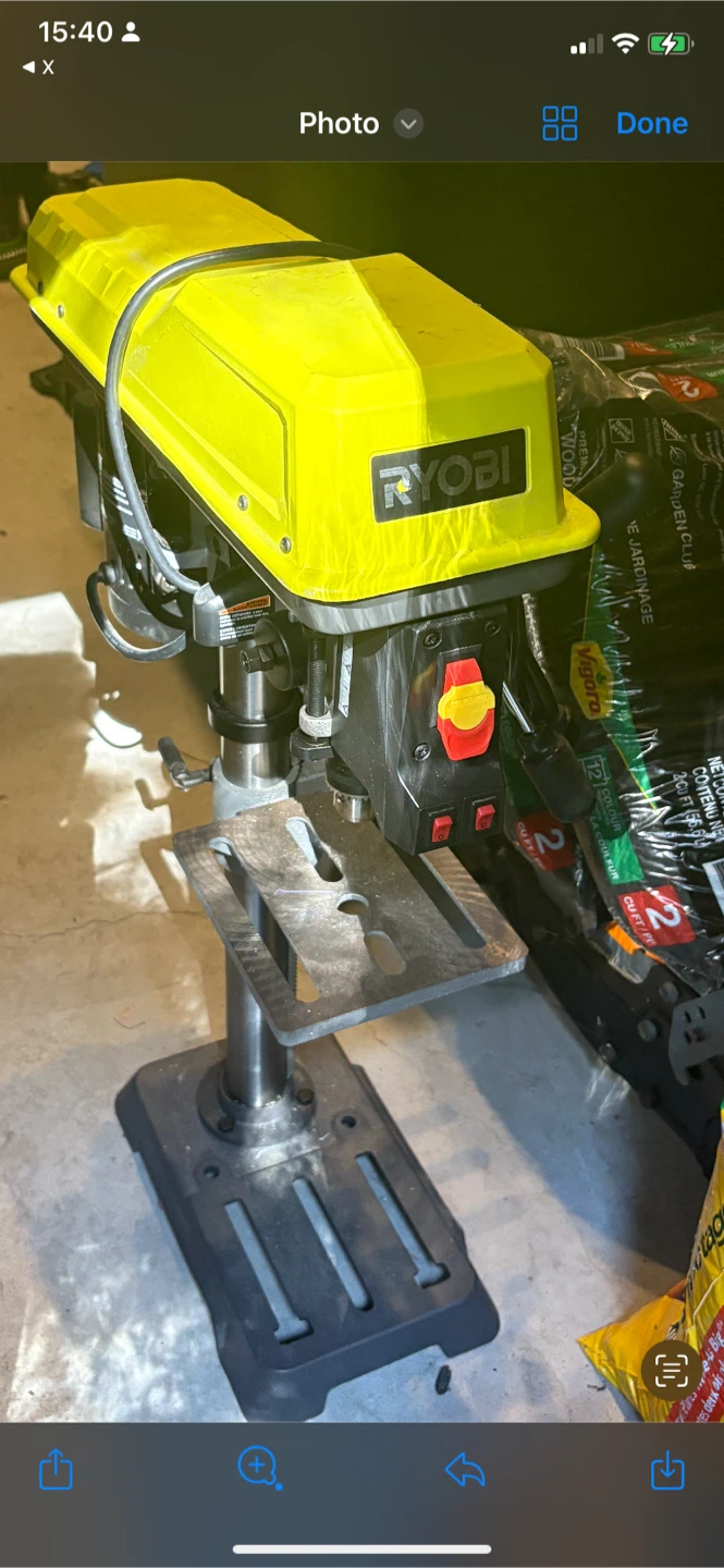 Ryobi DP103L 10-inch Bench Drill Press with Laser - photo 2