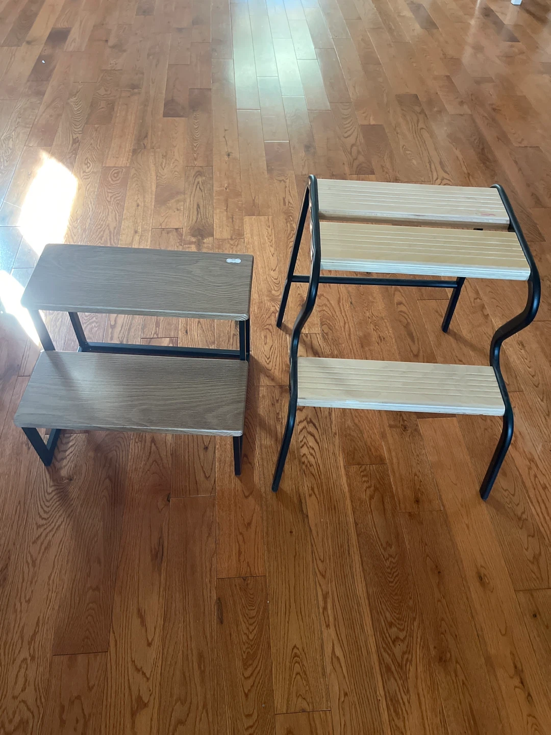 IKEA BEKVÄM Step Stool and Wooden Step Stool