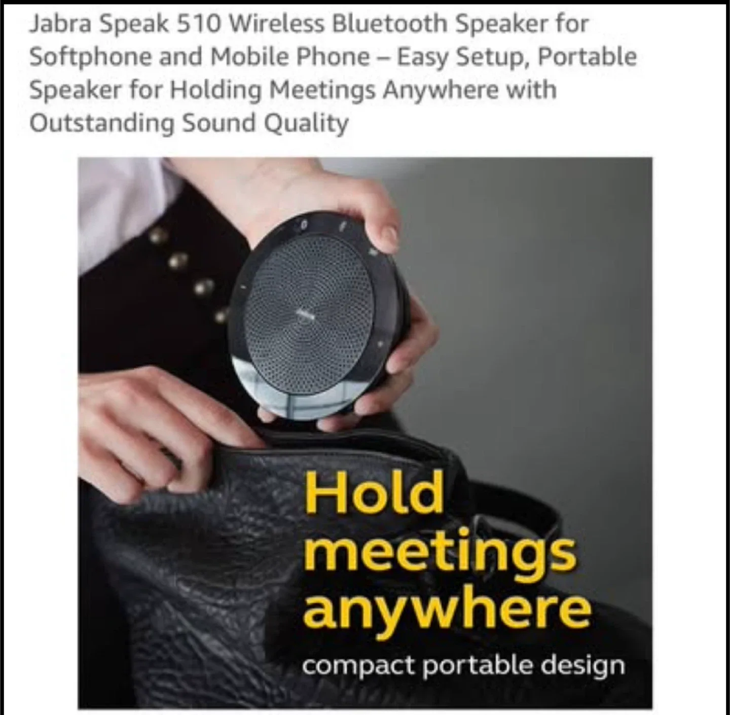 🥕 Jabra Speak 510 Wireless Bluetooth Speaker - new image indicator(6)