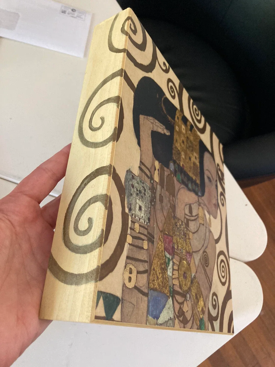 Gustav Klimt 'Woman with Fan' Art Print image indicator(2)