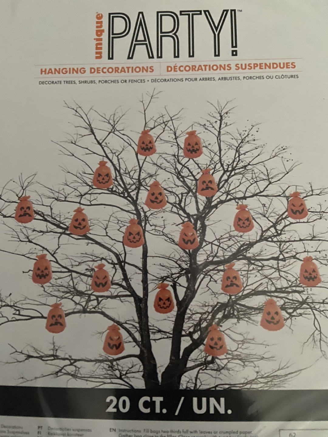 Unique Party Halloween Hanging Decorations - 20 Count - photo 3