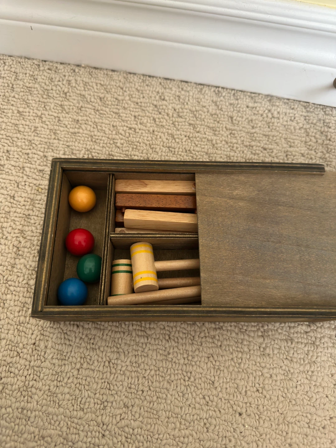 Wooden Croquet Set