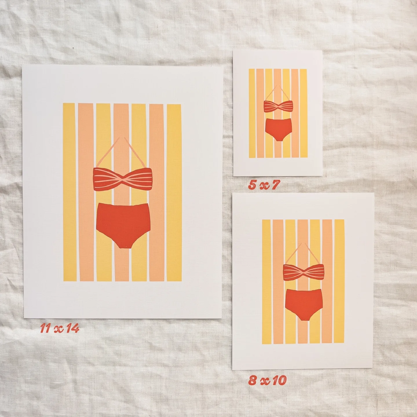 Endless Summer Bikini Art Print image indicator(5)