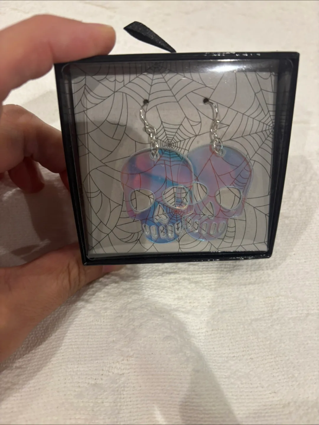 Skull Earrings - New in Box thumbnail