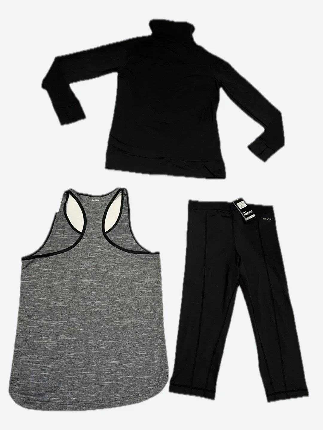 Fitness bundle: Adidas Tank Top & Jacket, Nike Capri Set image indicator(2)