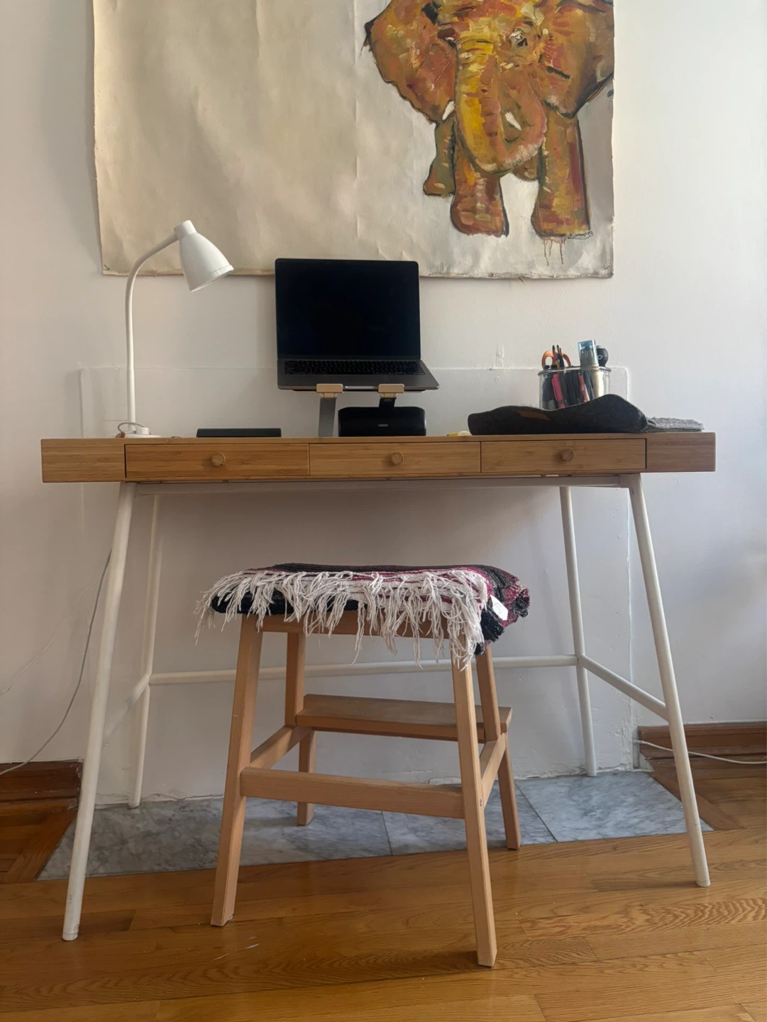 Desk and office chair
