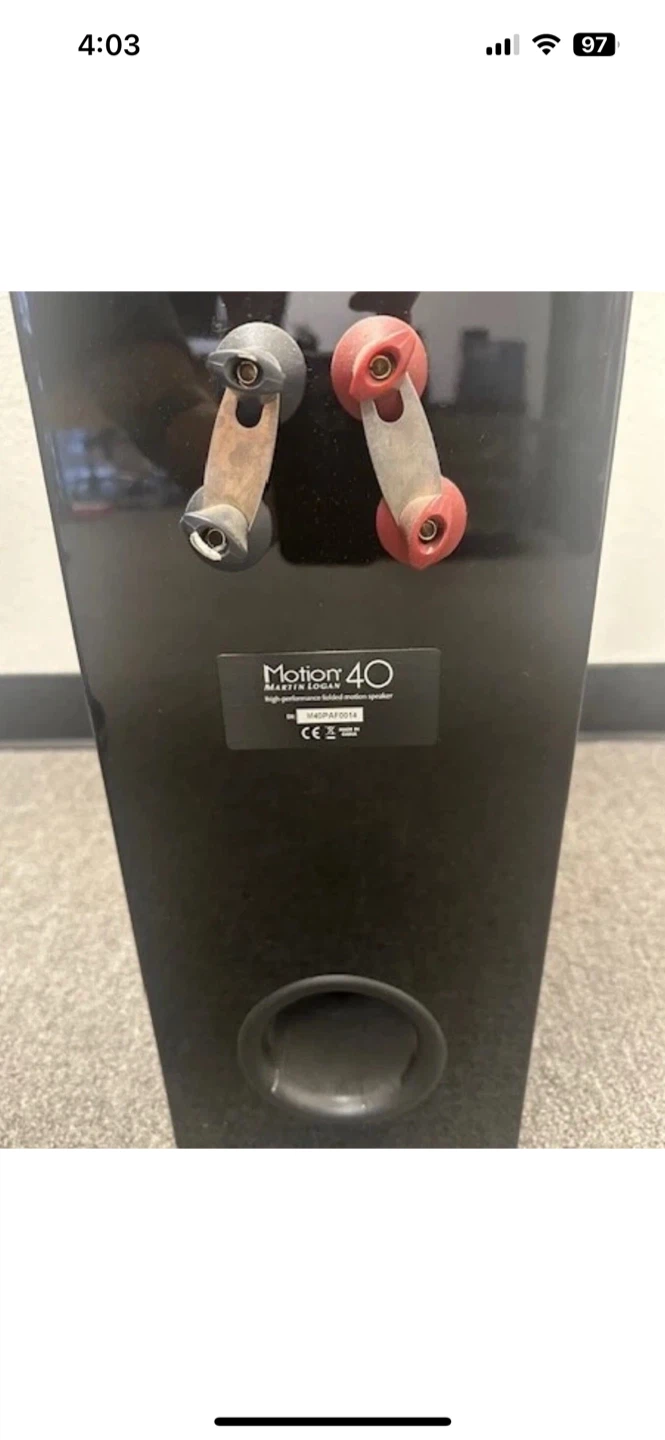 Martin Logan Motion 40 Tower Speaker - Black - photo 4