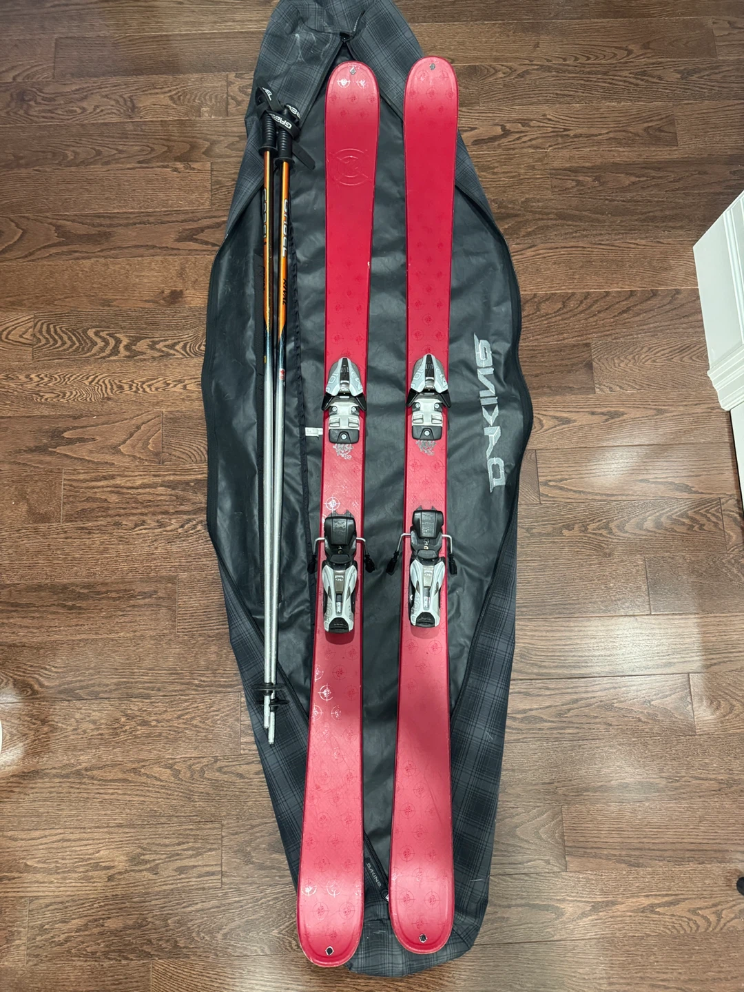 K2 Skis with Gabel Poles