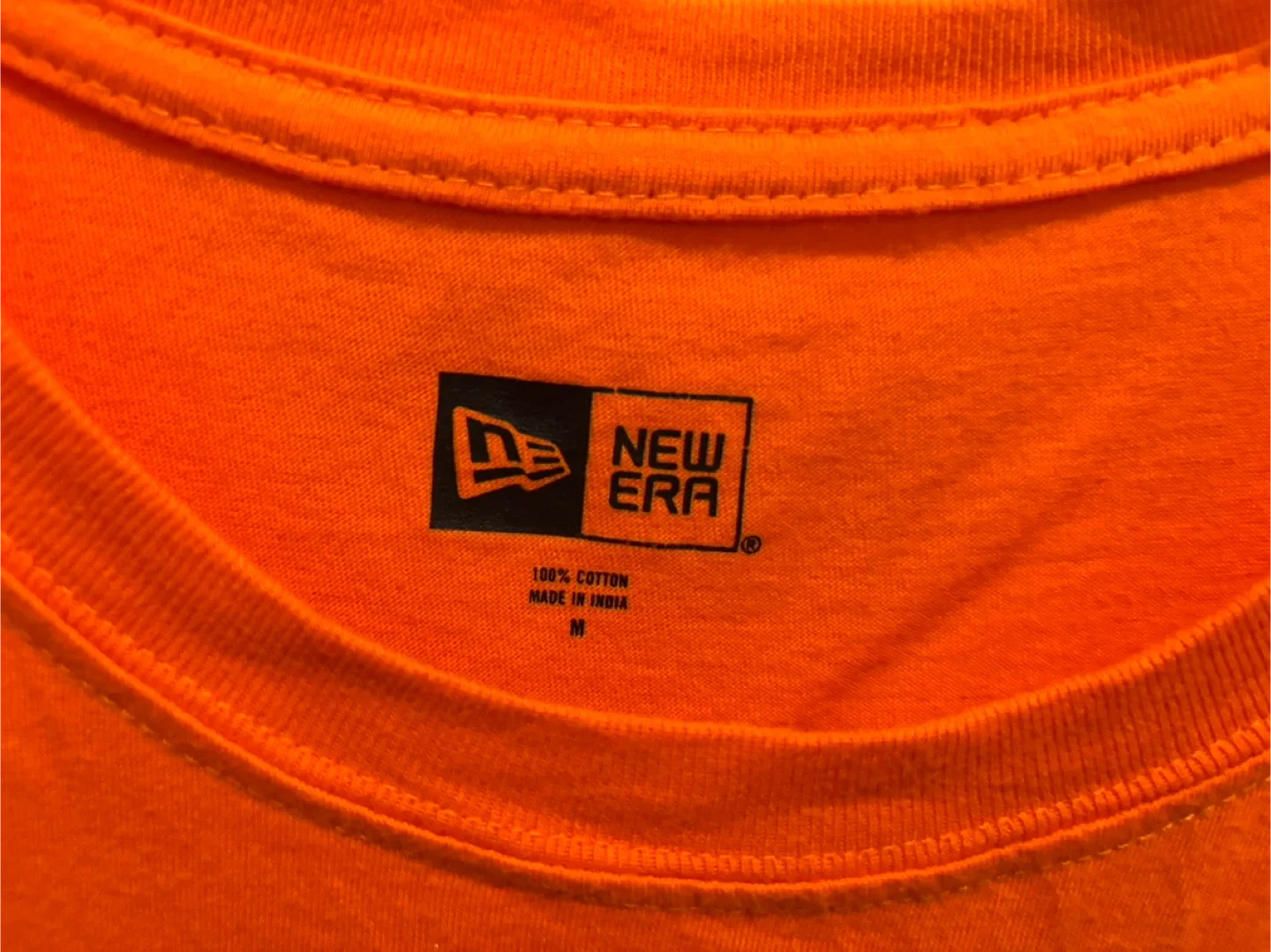 New Era Winnipeg Blue Bombers Orange Shirt - Size M image indicator(3)