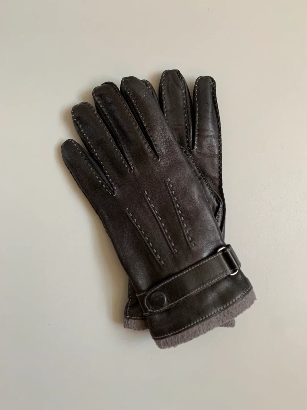 DANIER Men’s Leather Gloves - Rich Brown thumbnail