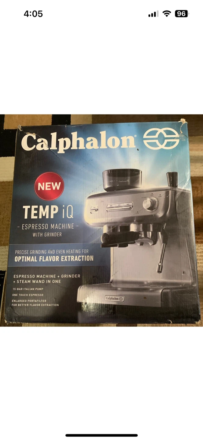 New Calphalon Temp iQ Espresso Machine with Grinder