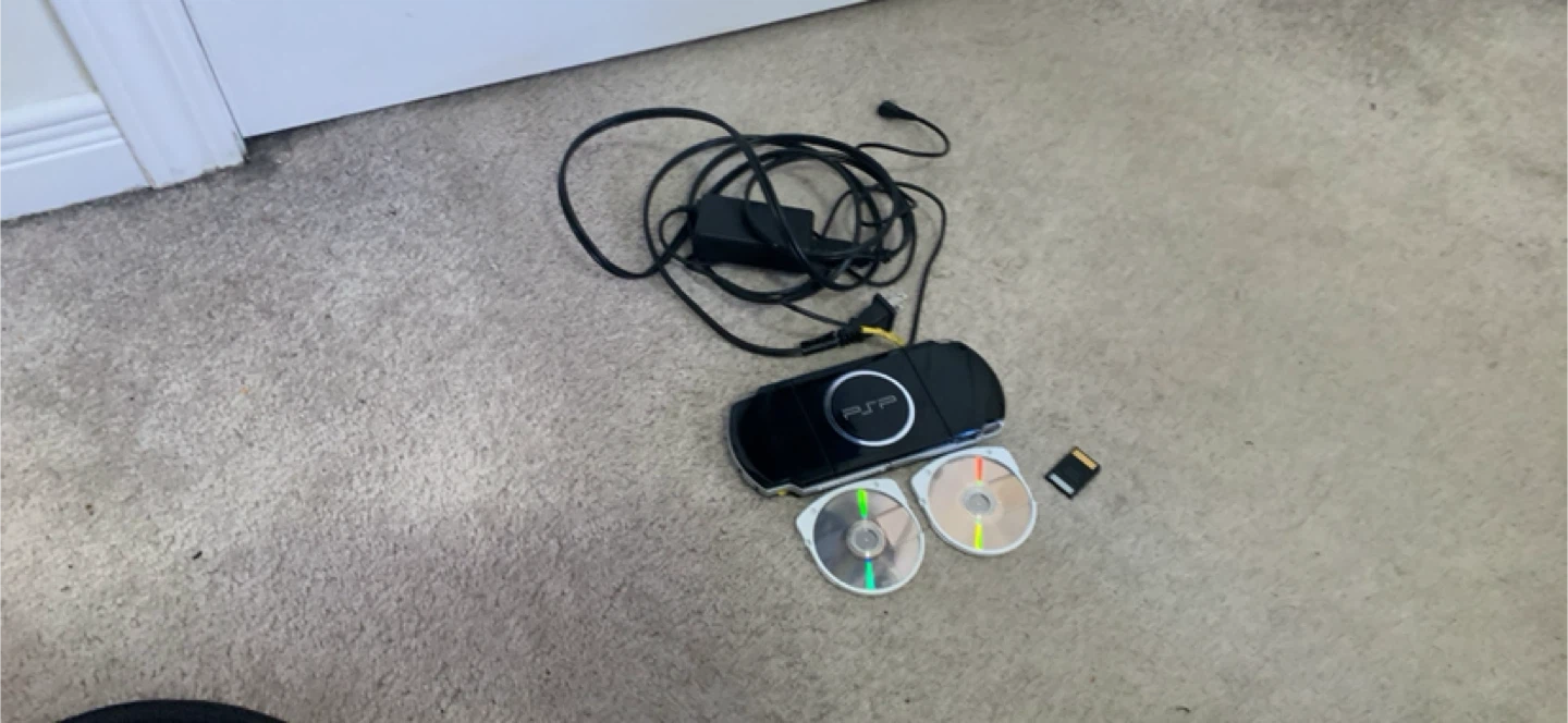 PSP Handheld Console with Games & Charger - photo 2