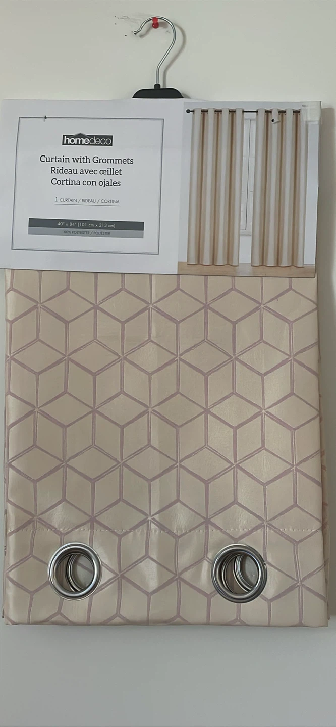 Homedeco Curtain with Grommets 40" x 84"