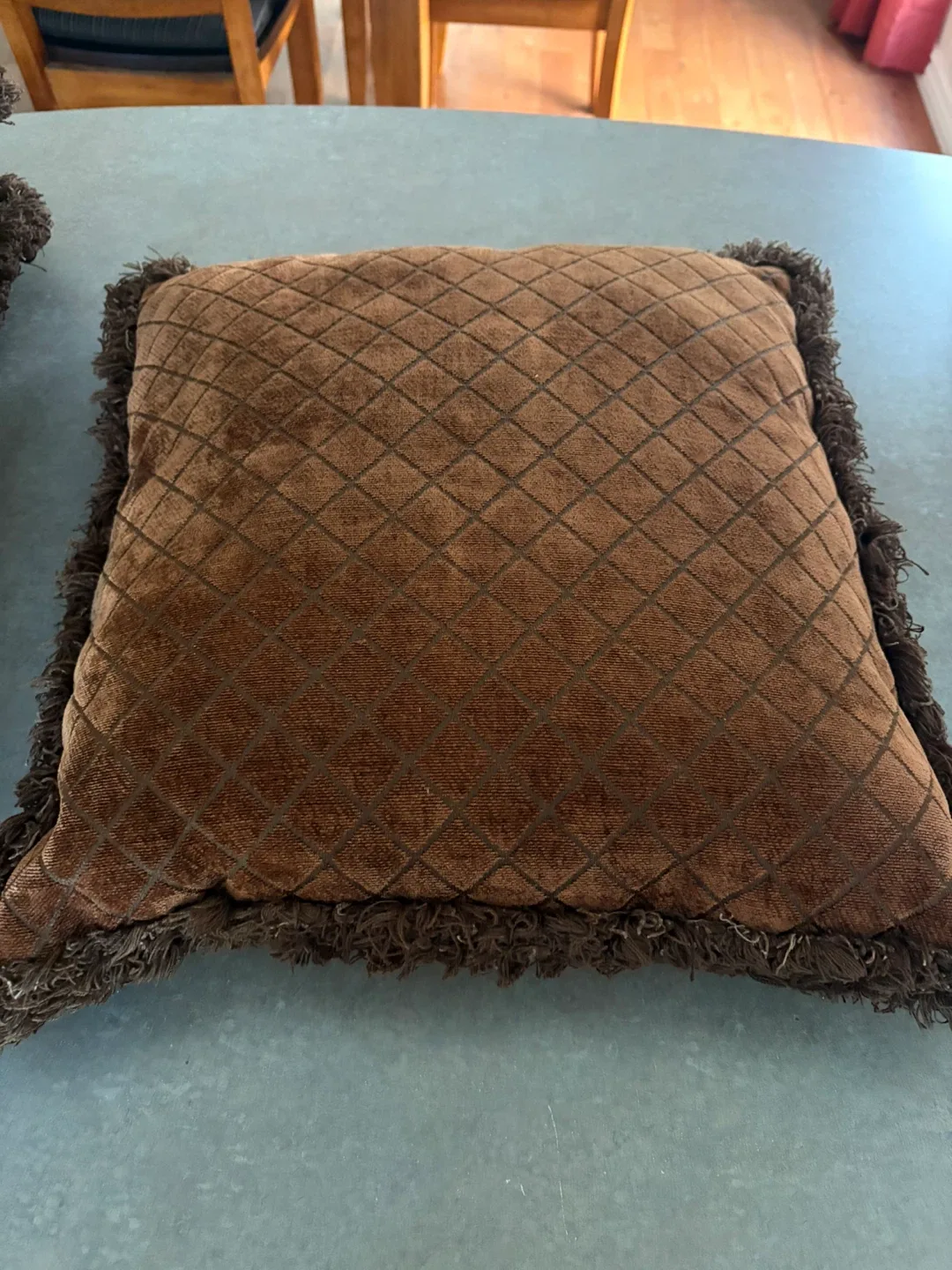 Decorative Accent Pillows - Brown & Blue image indicator(3)