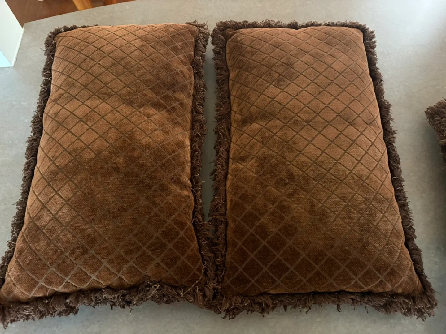 Decorative Accent Pillows - Brown & Blue image indicator(4)