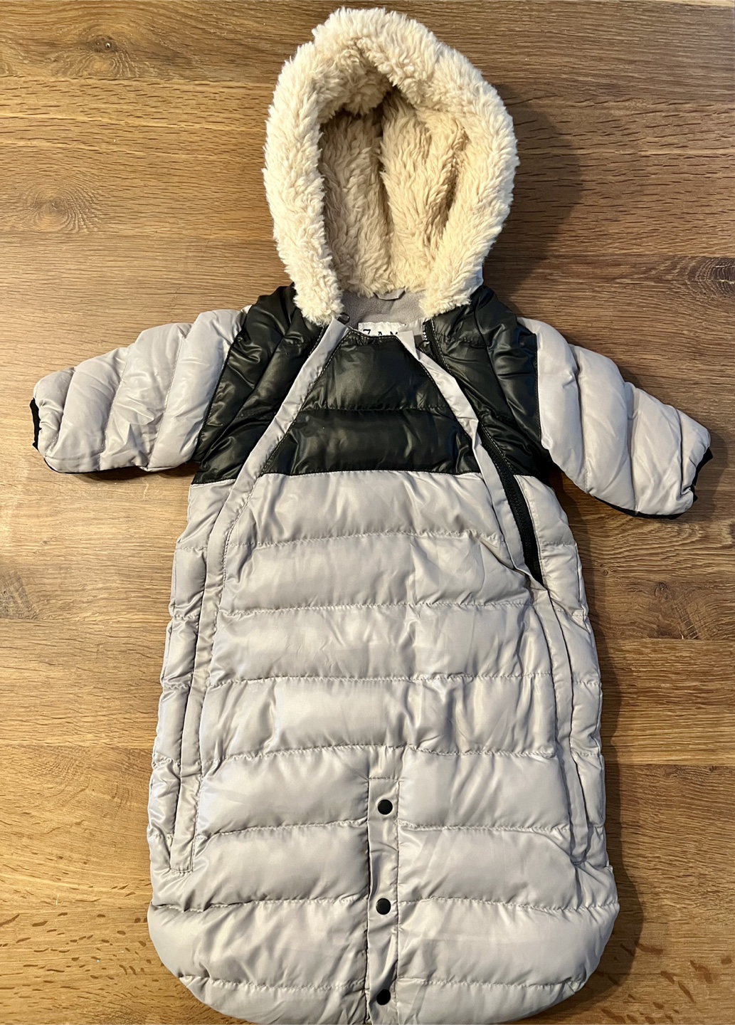 7 A.M. Enfant Doudoune Grey and Black