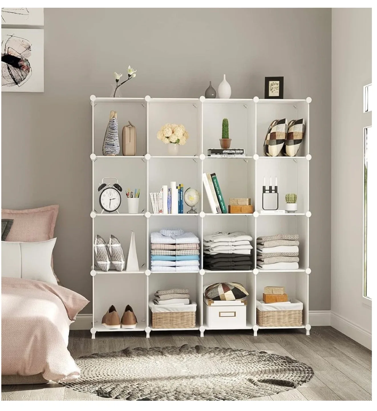 Modular Cube Storage Shelf - White (brandnew) image indicator(2)