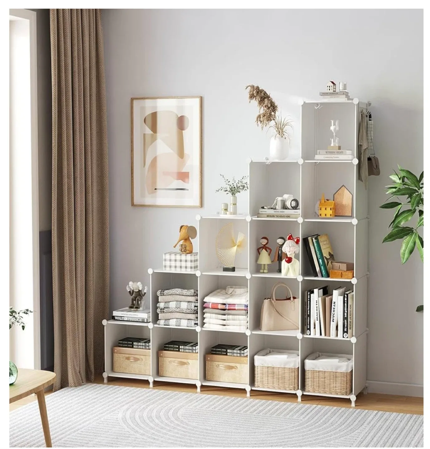 Modular Cube Storage Shelf - White (brandnew) image indicator(5)