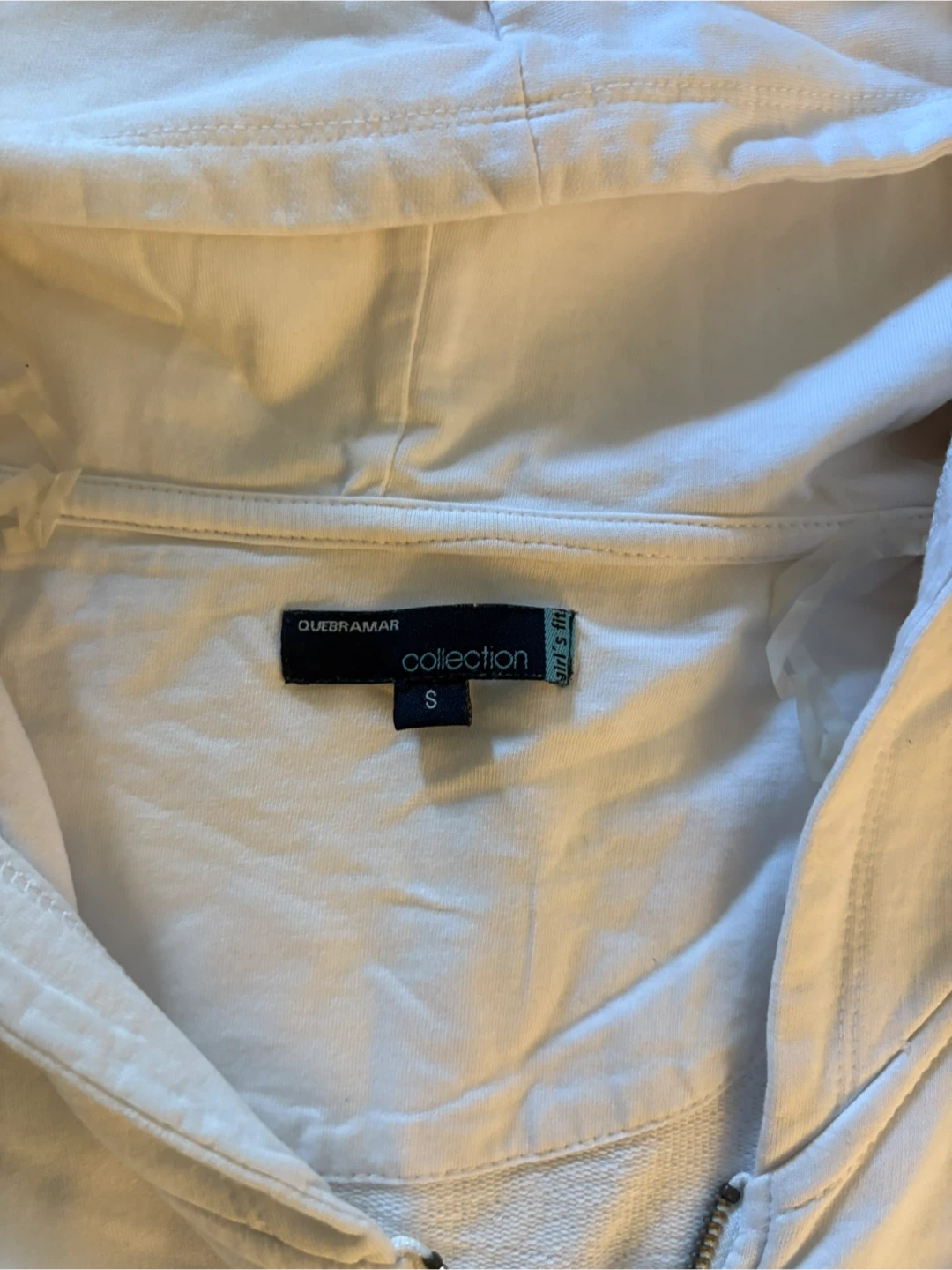 Quebramar Collection White Hoodie - Size Small - photo 2