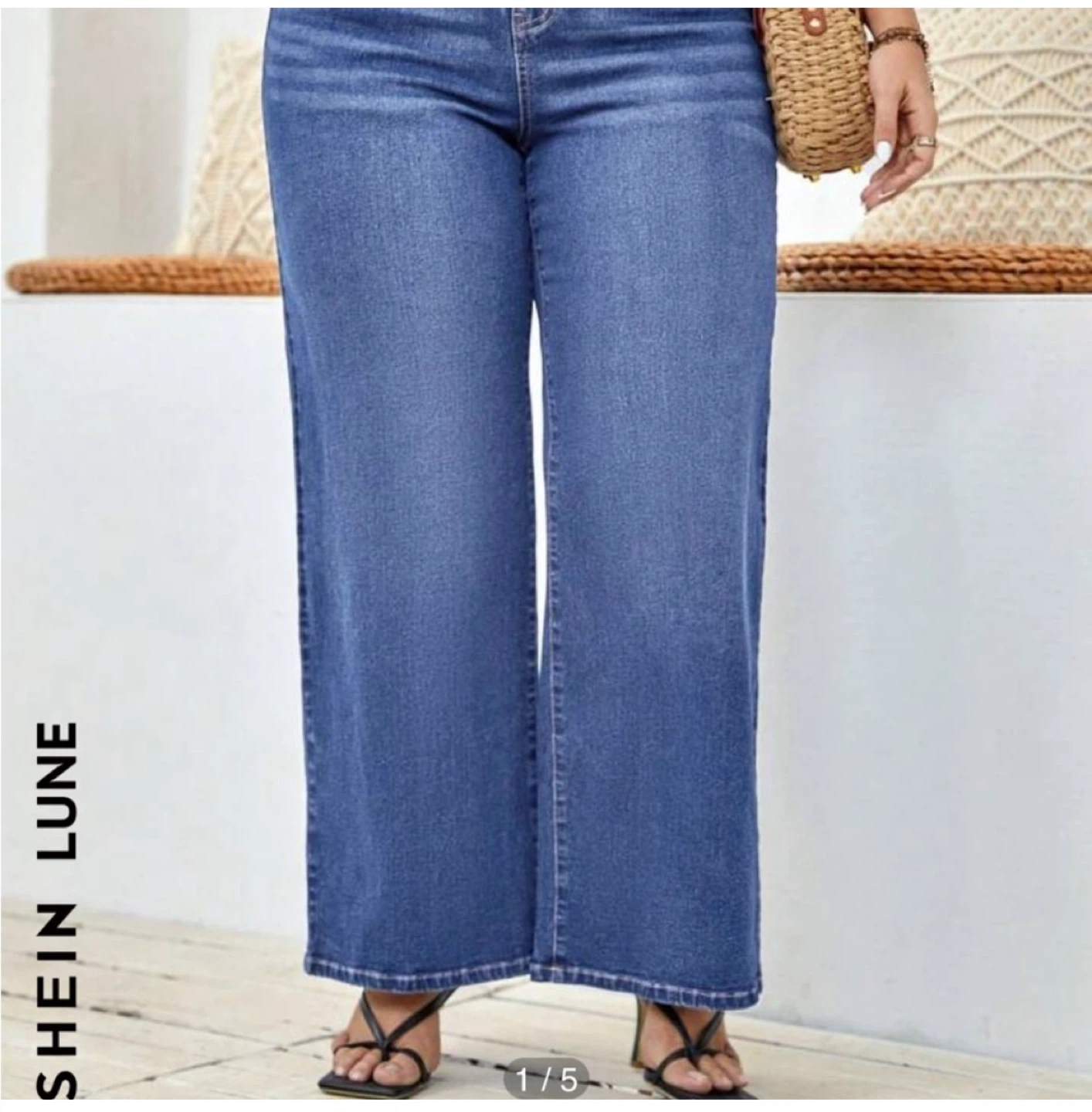 Shein Lune Wide Leg Jeans - Size XL