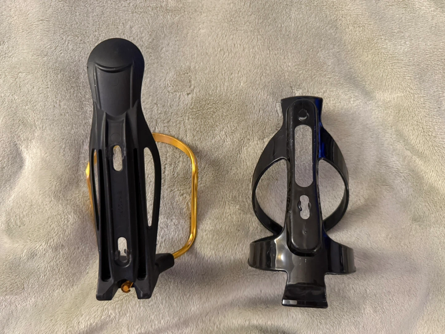 Bike Water Bottle Cages - Black & Gold - photo 2