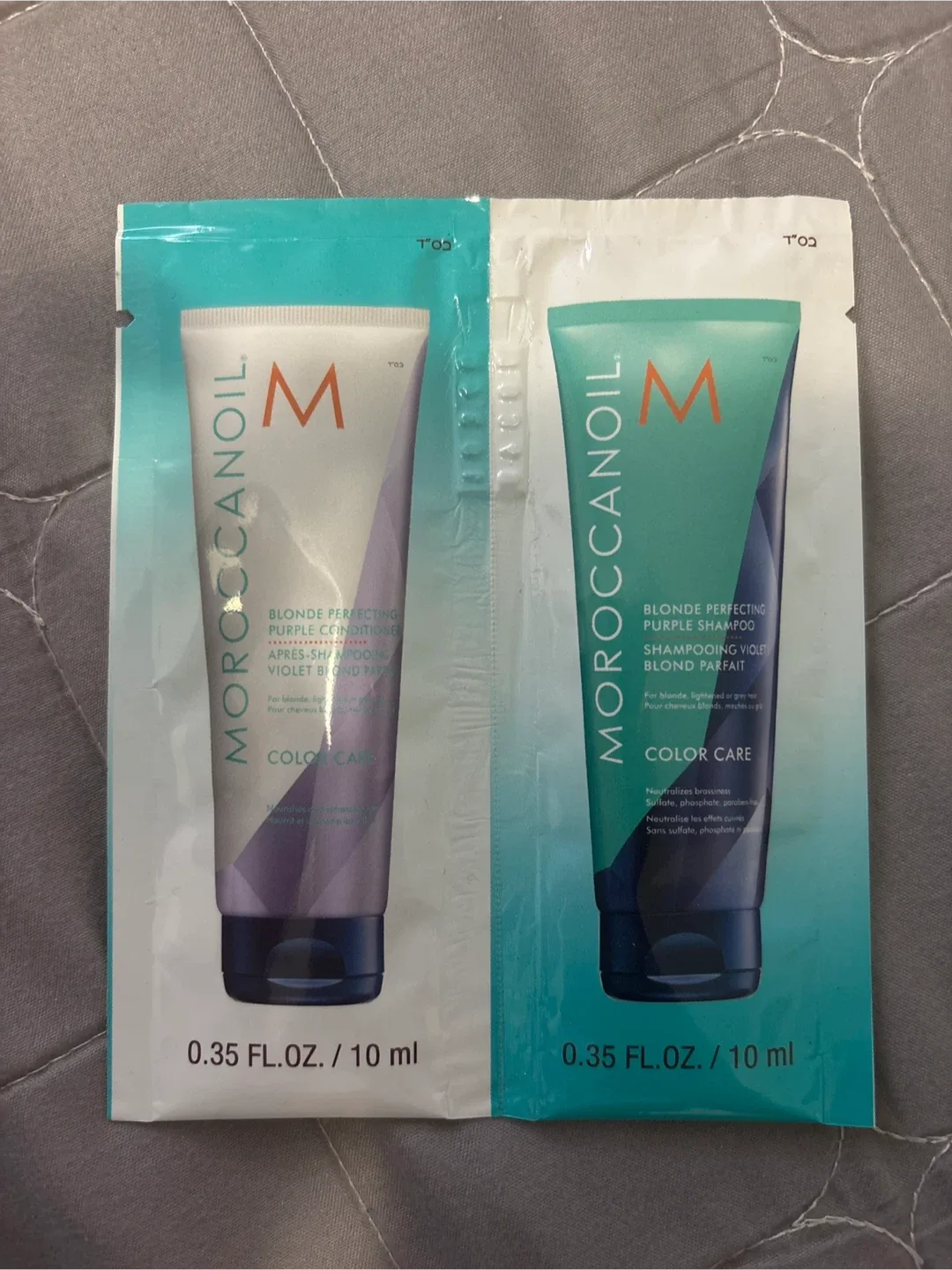 Moroccanoil Blonde Perfecting Purple Shampoo & Conditioner thumbnail