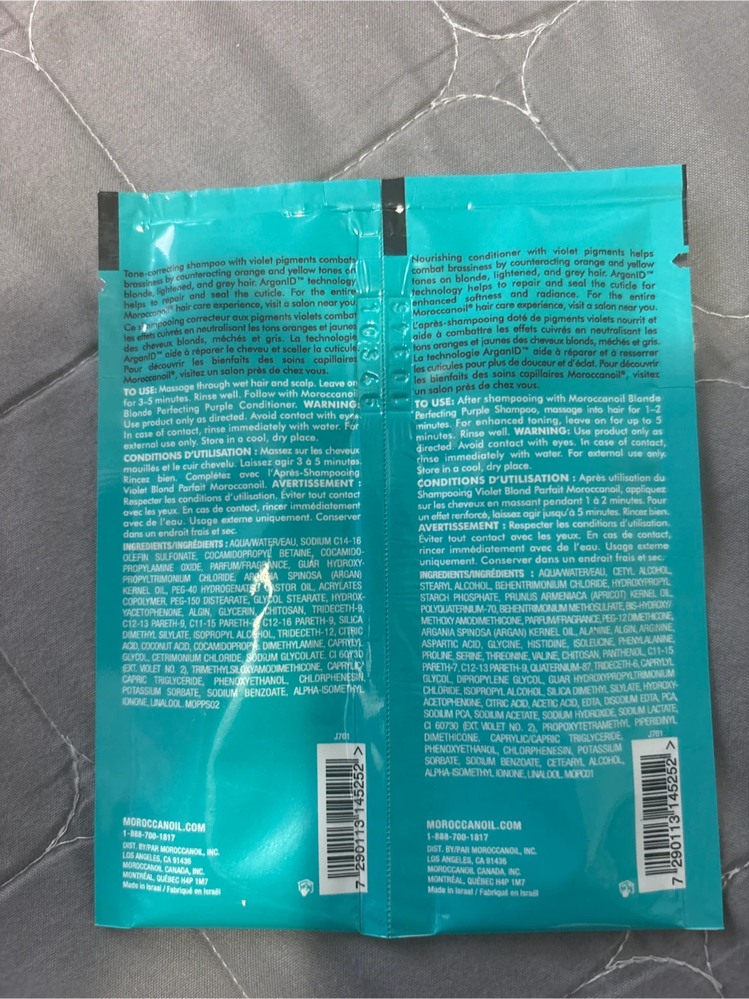 Moroccanoil Blonde Perfecting Purple Shampoo & Conditioner - photo 2